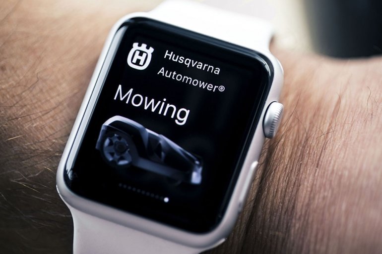 Husqvarna lanceert Automower Apple-Watch app